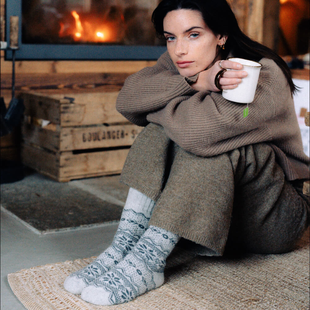 Bergen Lana - Bianco (1 paio) - Image 4